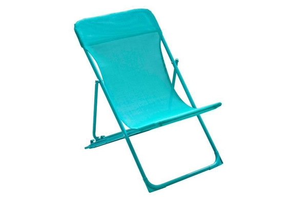 Çok Renkli Salıncak Kamp Katlanabilir Sandalye Üç Pozisyonlu Veranda Katlanır Sling Sandalye