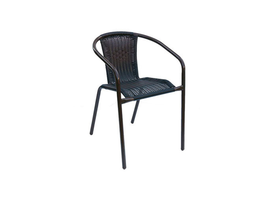 Anti Kalıp Bahçe Rattan Sandalye Metal ve Hasır Veranda Sandalyeleri 2.9kg
