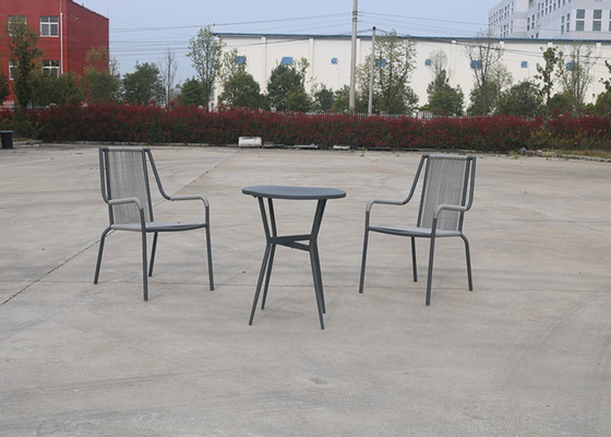 72cm Alüminyum İp Bahçe Seti İkili Masalı Sandalye