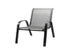 Açık Modern Bistro Patio Bahçe Sandalyesi Metal Çelik Demir Askı İstifleme Kolu