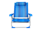 Açık Çelik Textilene Recliner Bahçe Sandalyeleri Sırt Çantası Plaj Kumu Sandalyesi