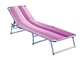 OEM ODM Alüminyum ve Textilene Güneş Şezlongları Sandalye UV Dirençli