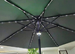 300x245cm 8 Kaburga Düz Direk Şemsiye Bluetooth Hoparlör Sistemli Bahçe Şemsiyesi