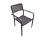 Bahçe Plastik Koltuk 83.5cm Metal İstif Sandalye Dış Mekan Mobilyaları